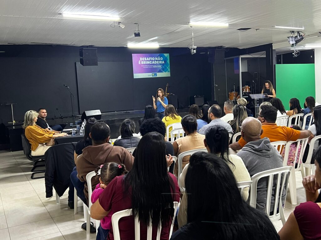 Paranoá: 120 pessoas participam da palestra “Desafio Não É Brincadeira”